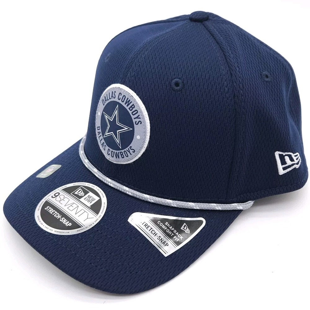 Dallas Cowboys New Era 9Seventy 2024 NFL Sideline Snapback Rope Hat Blue Cap New